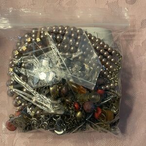 1.5 Pounds Mixed Junk Jewelry for ReUse Repurpose Crafting